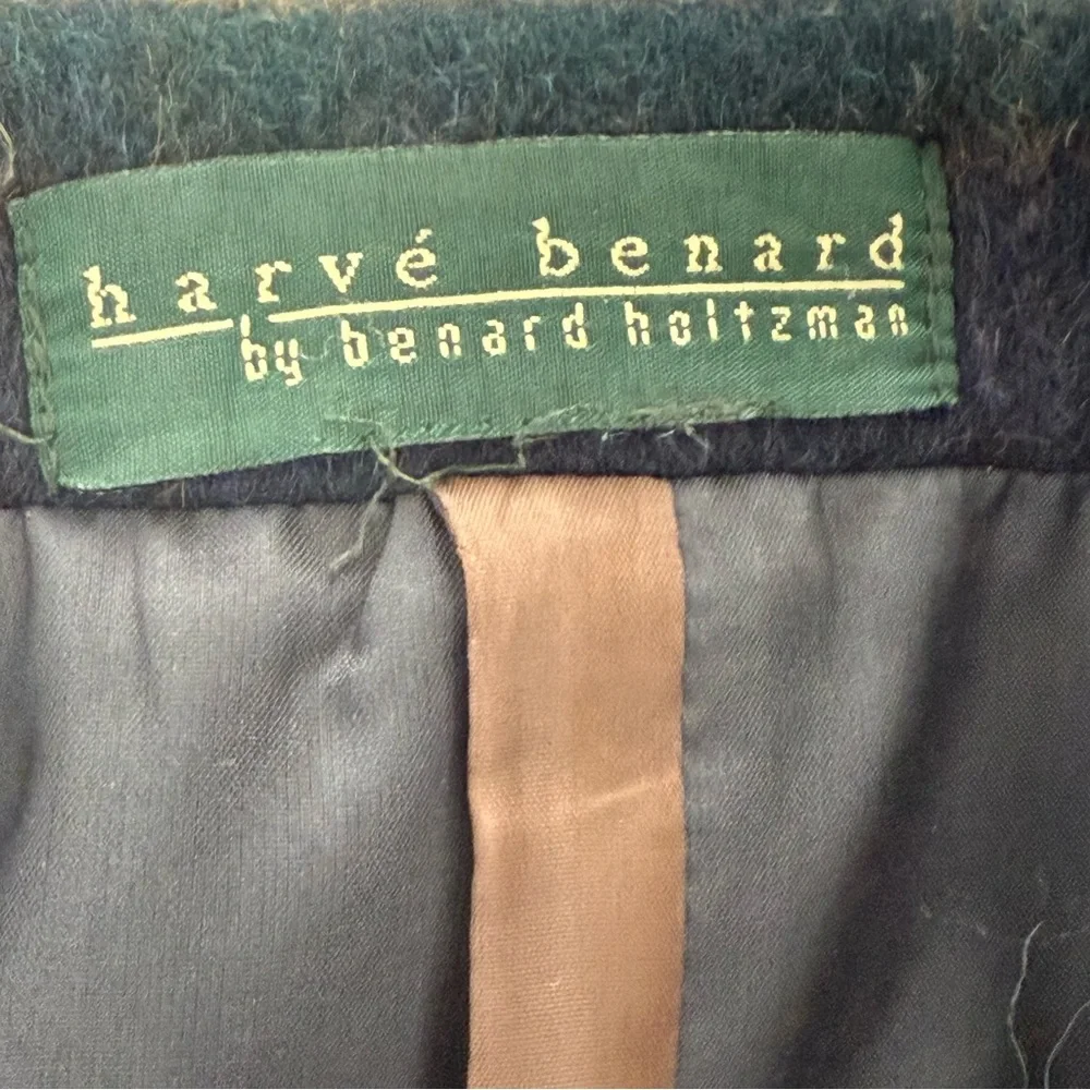 Havre’ Bernard by B Holtzman Women’s Wool Blend Vintage Plaid Coat Lined 8 - Picture 3 of 3